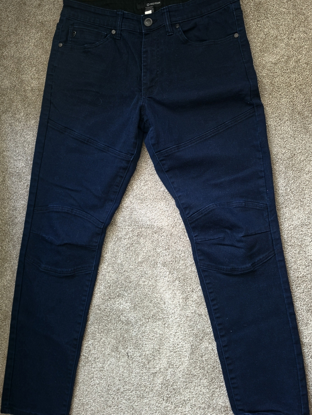 Slim Fit Men's Jeans in Deep Navy